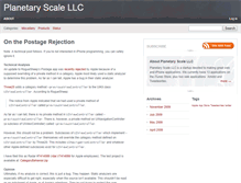 Tablet Screenshot of blog.planetaryscale.com